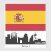 SPANJE STICKERS (Vel)