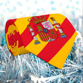 Spanje Stropdas, mode Spaanse vlag Stropdas