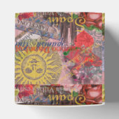 Spanje Sunshine Spaanse Reiskunst Bedankdoosjes (Bovenkant)