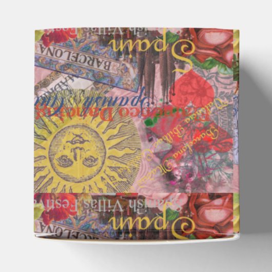 Spanje Sunshine Spaanse Reiskunst Bedankdoosjes (Bovenkant)