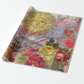 Spanje Sunshine Spaanse Reiskunst Cadeaupapier (Uitgerold)