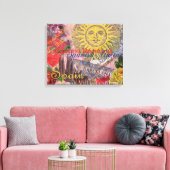 Spanje Sunshine Spaanse Reiskunst Canvas Afdruk (Insitu (Woonkamer))