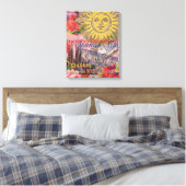 Spanje Sunshine Spaanse Reiskunst Canvas Afdruk (Insitu (Slaapkamer))