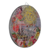 Spanje Sunshine Spaanse Reiskunst Dartbord (Voorkant Links)