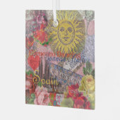 Spanje Sunshine Spaanse Reiskunst Glas Ornament (Voorkant links)