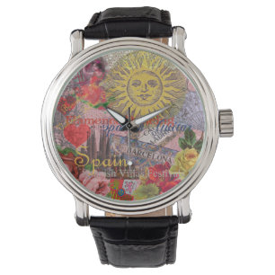Spanje Sunshine Spaanse Reiskunst Horloge