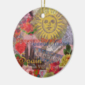 Spanje Sunshine Spaanse Reiskunst Keramisch Ornament (Links)
