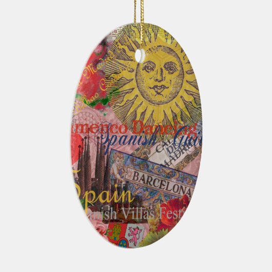 Spanje Sunshine Spaanse Reiskunst Keramisch Ornament (Rechts)