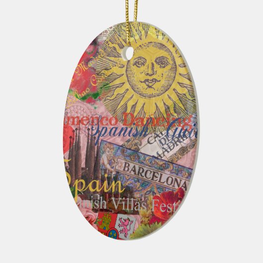 Spanje Sunshine Spaanse Reiskunst Keramisch Ornament (Links)