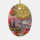 Spanje Sunshine Spaanse Reiskunst Keramisch Ornament (Voorkant)