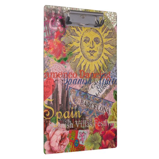 Spanje Sunshine Spaanse Reiskunst Klembord (Rechts)
