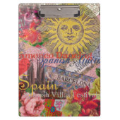Spanje Sunshine Spaanse Reiskunst Klembord (Voorkant)