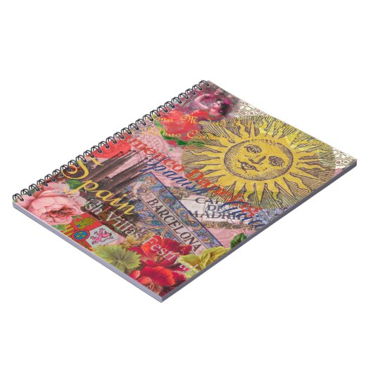 Spanje Sunshine Spaanse Reiskunst Notitieboek (Linkerzijde)