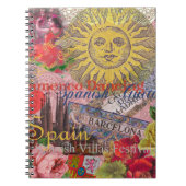 Spanje Sunshine Spaanse Reiskunst Notitieboek (Voorkant)