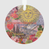 Spanje Sunshine Spaanse Reiskunst Ornament (achterkant)