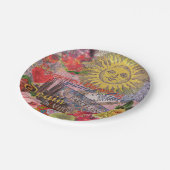 Spanje Sunshine Spaanse Reiskunst Papieren Bordje (Gekanteld)