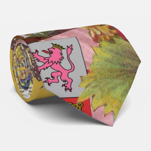 Spanje Sunshine Spaanse Reiskunst Stropdas (Opgerold)