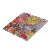 Spanje Sunshine Spaanse Reiskunst Tegeltje (Zijkant)