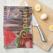 Spanje Sunshine Spaanse Reiskunst Theedoek (Quarter Fold)