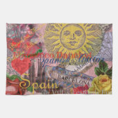 Spanje Sunshine Spaanse Reiskunst Theedoek (Horizontaal)