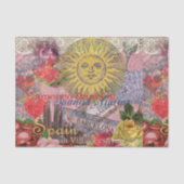 Spanje Sunshine Spaanse Reiskunst Tissuepapier (Voorkant)