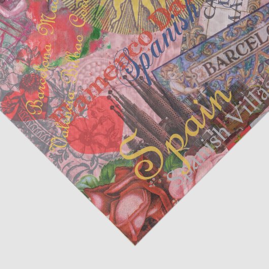 Spanje Sunshine Spaanse Reiskunst Tissuepapier (Detail)