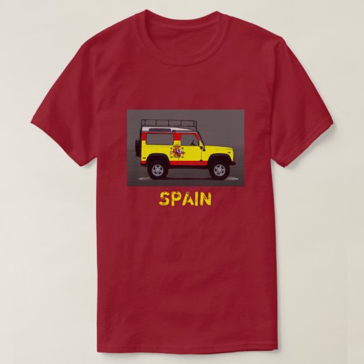 SPANJE T-SHIRT (Design voorkant)