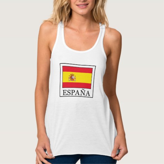 Spanje Tanktop (Voorkant)