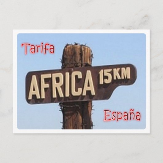 Spanje - Tarifa - Onderteken - Briefkaart (Voorkant)