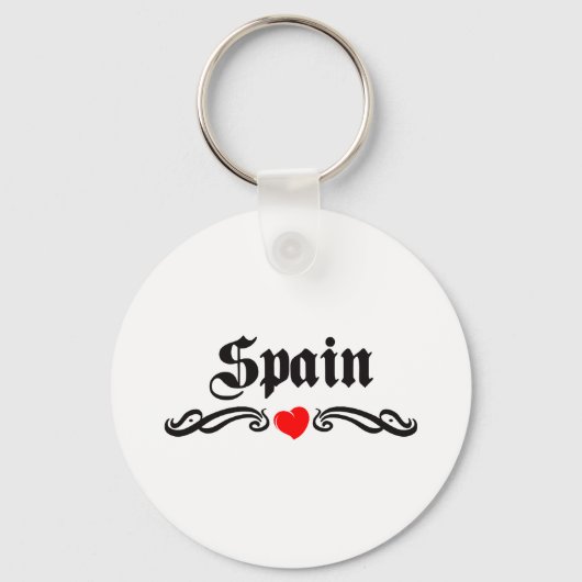 Spanje Tattoo Style Sleutelhanger (Voorkant)