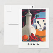 Spanje, Terras, Verwelkomend, geïnspireerd Briefkaart (Voorkant / Achterkant)