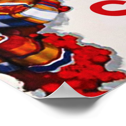 Spanje, traditionele dans, vrouw, oud reizen poster (Hoek)