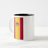 Spanje Tweekleurige Koffiemok (Voorkant links)