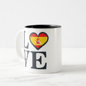 Spanje Tweekleurige Koffiemok (Voorkant links)