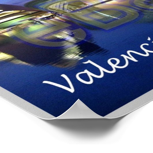 Spanje - Valencia - Poster (Hoek)