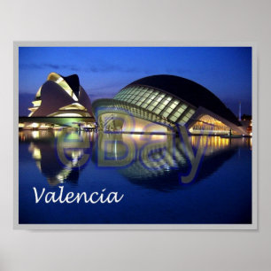 Spanje - Valencia - Poster