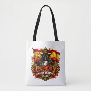 Spanje ¡Vamos España! 2026 Voetbalfan Tote Bag