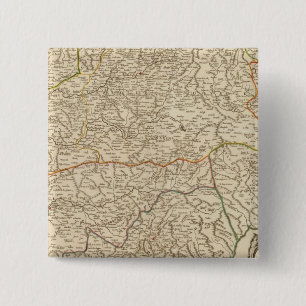Spanje Vierkante Button 5,1 Cm