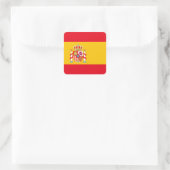 Spanje Vierkante Sticker (Tas)