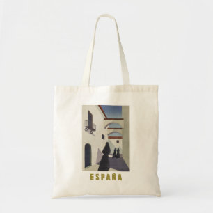 Spanje vintage-reisadvertentie tote bag