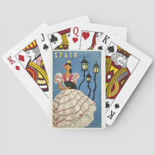 SPANJE Vintage Reiskaarten Pokerkaarten