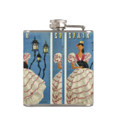 SPANJE Vintage Reiskolf Heupfles (Achterkant)