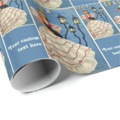 SPANJE Vintage Reispapier Cadeaupapier (Rol Hoek)