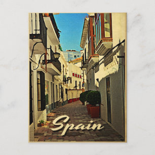 Spanje Vintage Travel Briefkaart