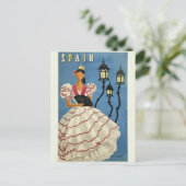 SPANJE Vintage Travel briefkaart (Staand voorkant)