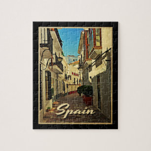 Spanje Vintage Travel Legpuzzel