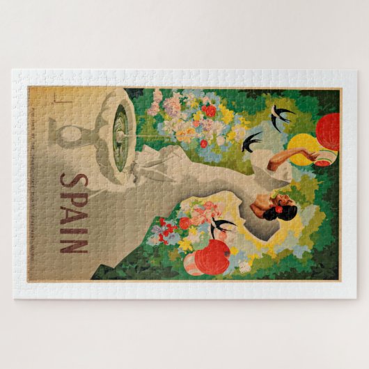 Spanje - Vintage Travel Posters Legpuzzel (Horizontaal)