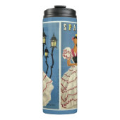 SPANJE Vintage Travel tumbler Thermosbeker (Voorkant)