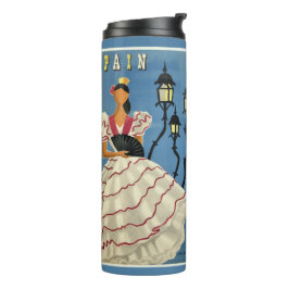 SPANJE Vintage Travel tumbler Thermosbeker