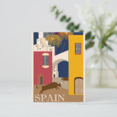 spanje - vintonijnreis briefkaart (Staand voorkant)